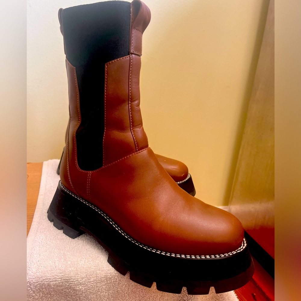 Phillip Lim platform combat boot